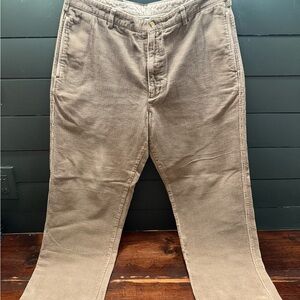Woolrich Men's Vintage Straight Corduroy Pants in Tan (Actual Fit 36x30)